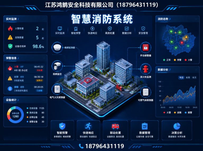 中卫消防通信指挥展示图